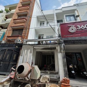 Sửa chữa cải tạo nâng tầng nhà phố 2 tầng thành nhà 4 tầng nhà anh Đạt ở Quận 6