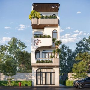 Mẫu Nhà 3 Tầng 4x14m Hiện Đại: Tối Ưu Từng Centimet, Đầy Đủ 3-4 Phòng Ngủ